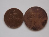 LOT 2 MONEDE DIFERITE-5,10 CENTIMES 1912 FRANTA, Europa