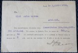 Somatie de plata pentru cheltuieli avocatesti, 1940