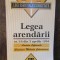 LEGEA ARENDARII-LAVINIA LEFTERACHE