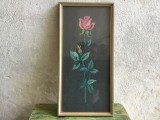 arta / design / vintage - Tablou cusatura cu flori model interesant !