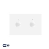 Cumpara ieftin Modul Intrerupator Dublu WIFI cu Touch LIVOLO, standard italian &ndash; Serie Noua, Alb SmartElectro IntelligentHouse