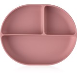 Petite&amp;Mars Take&amp;Match 6m+ farfurie compartimentată cu ventuză Dusty Rose 1 buc
