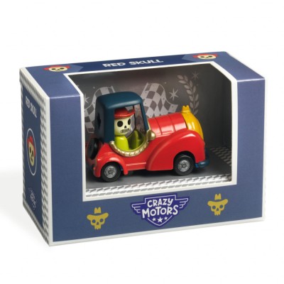 Colectia Crazy Motors Djeco, Masina Red Skull foto