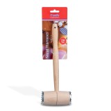Ciocan de carne din lemn - cu inserție metalică - 29 cm