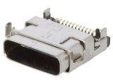 Conector USB C pentru PCB SMT Orizontal USB 3.1 Aur 1A