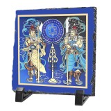 Cumpara ieftin Placa (placheta) cu gardienii usii cu toiagul Ksitigarbha 2024