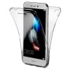 Husa Full TPU 360° (fata + spate) pentru Huawei P9 Lite 2017, Gri Transparent