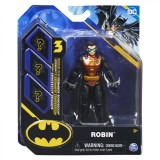 FIGURINA ROBIN ARTICULATA 10CM CU 3 ACCESORII SURPRIZA SuperHeroes ToysZone, Spin Master