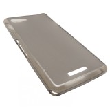 Husa silicon fumurie (cu spate mat) pentru Sony Xperia E2, E3 (D2203, D2206, D2243, D2202)
