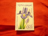 Timbru Maroc 1965 - Flora - Iris , val. 0,25C