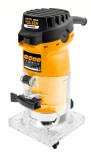 Masina de frezat verticala Tolsen PwrBlastX 500W, 1/4&quot;+6mm, 33500RPM, cu ghidaj si sablon