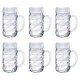 Set 6 halbe de bere Diamond - 1 litru