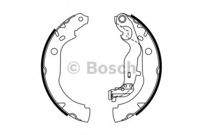 Set saboti frana DACIA DUSTER (2010 - 2016) BOSCH 0 986 487 774 foto