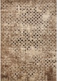 Cumpara ieftin Covor Model Daffi 13156-130, Marime 50 x 80 cm, Crem, Maro, Inaltime Fir 6 mm, Antialergic, Polipropilena, Living, Dormitor, Sufragerie, Birou