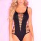 OPEN ENDED SEAMLESS BODYSUIT BLACK, OS