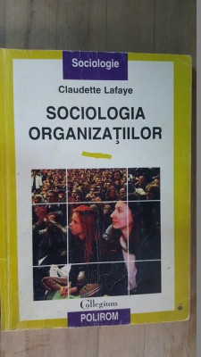 Sociologia organizatiilor- Claudette Lafaye foto