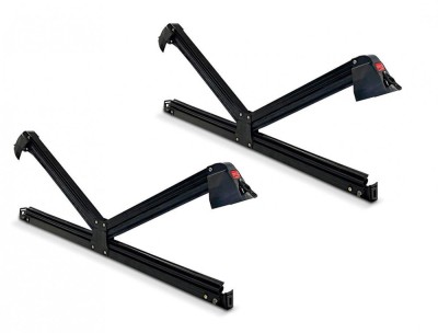 Suport ski/snowboard Fabbri Aluski 8 cu prindere pe bare transversale, 8 perechi ski / 4 snowboard foto