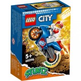 LEGO City Motocicleta de cascadorie cu racheta 60298, 5+ ani