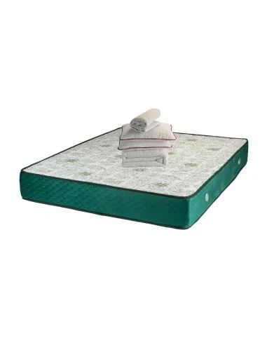 Set Saltea ortopedica, Memory Foam Crin, 180x200x25cm, fermitate tare, cu spuma poliuretanica, memory foam 5 cm, sistem de aerisire perimetral, Salt C