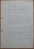 Teodor P&acirc;că, Da !, poezie in manuscris