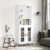 Gossi dulap inalt, alb, 69,5x34x180 cm, lemn compozit