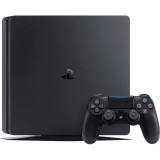 Consola Sony Playstation 4 Slim Ps4 500gb + Doua Controllere PlayStation 4, Second-Hand