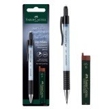 Creion Mecanic Faber Castell, Grip Matic, Culoare Ciel, 0.5mm, Radieră Incorporată, M&acirc;ner Antiderapant