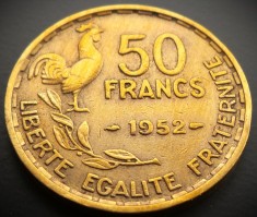 Moneda istorica 50 FRANCI - FRANTA, anul 1952 * cod 2294 foto