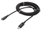 Cablu optic DELOCK USB A la USB C 5m 10Gbps negru cod 83200