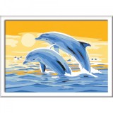 Cumpara ieftin Creart - Pictura Delfini