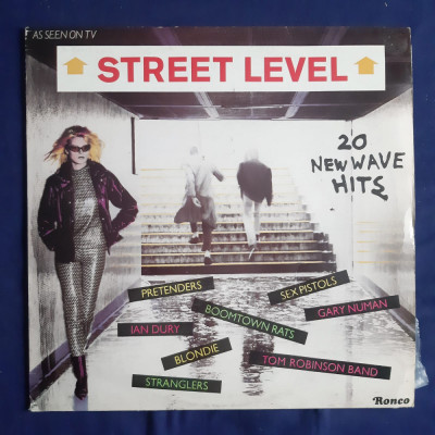 various - Street Level ( 20 new wave hits ) _ vinyl,LP _ Ronco, UK, 1980 foto