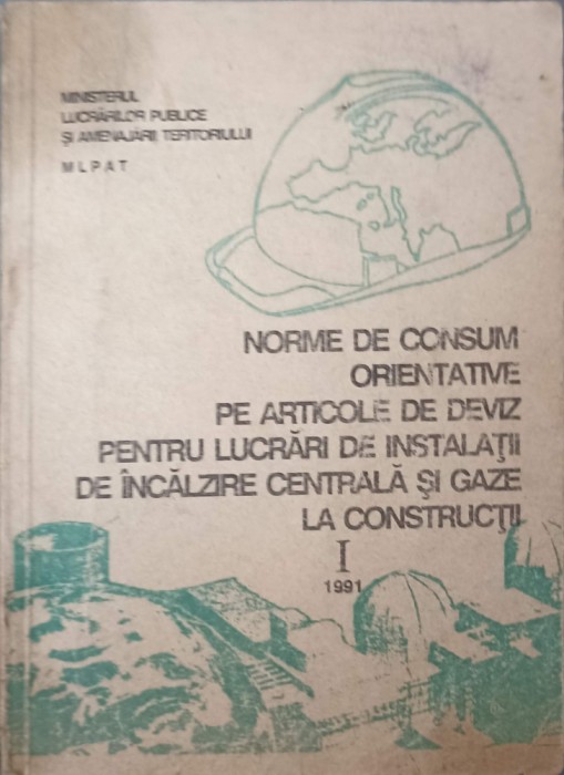 NORME DE CONSUM ORIENTATIVE PE ARTICOLE DE DEVIZ PENTRU LUCRARI DE INSTALATII DE INCALZIRE CENTRALA SI GAZE-149425