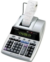 Calculator de birou CANON, MP-1411LTSC, ecran 14 digiti, Ribon, functie business, tax si conversie moneda, gri, &amp;quot;2497B001AA&amp;quot; (timbru verde 0.18 lei) foto