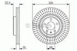 Disc frana AUDI A4 Allroad (8KH, B8) (2009 - 2016) BOSCH 0 986 479 753