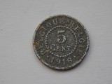 5 CENTIMES 1916 BELGIA, Europa