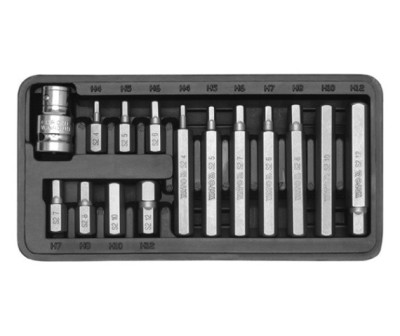 Set biti hexagonali 15 piese YATO foto