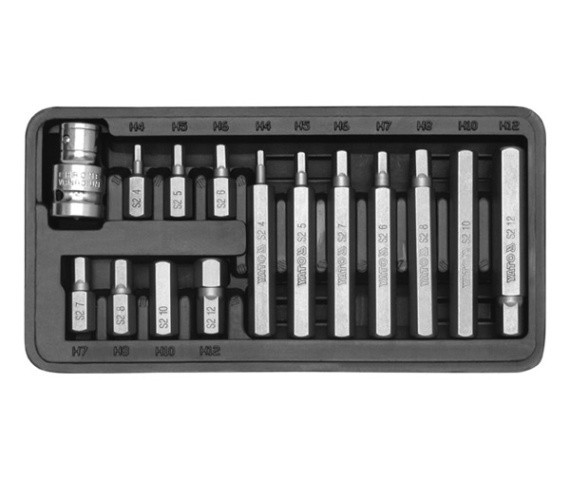 Set biti hexagonali 15 piese YATO