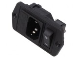 Conector Alimentare AC Soclu Tată 10A 250V