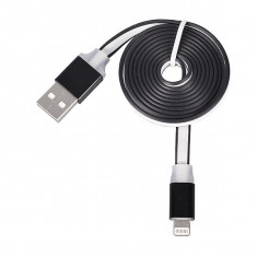 Cablu Slim Date &amp;amp; Incarcare APPLE Lightning (Negru) foto