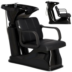 Scafa coafor Eli pentru salonul de coafură și frizerie cu bol mobil armătură baterie si cască