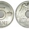 y921 MONEDA 25 BANI 1921 gaura 4 mm UNC NECIRCULATA CU LUCIU DE BATERE