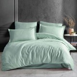 Lenjerie de pat damasc bumbac 100% - mint o persoana