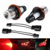 2 x Marker LED Angel Eyes 5W Rosu pentru E39 E53 E60 E61 E64
