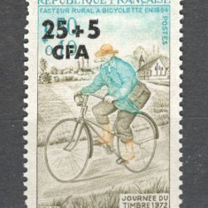 Reunion.1972 TIMBRE FRANTA:Ziua marcii postale-supr. SR.226