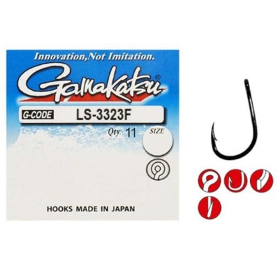 Carlige GAMAKATSU LS-3323F, Nr.8, 10buc/pac foto