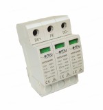 Descarcator de supratensiune DC1000V tip II Imax 40kA 3P