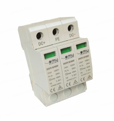 Descarcator de supratensiune DC1000V tip II Imax 40kA 3P foto