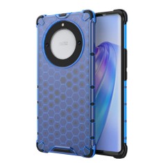 Husa antisoc honor magic 5 lite, honeycomb airbag, albastru foto