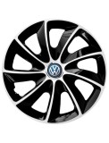 Cumpara ieftin Set 4 Capace Roti Autohelix MSA&reg; potrivite jantelor de 16 inch, pentru Volkswagen, model Stig Extra Black &amp; White
