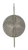 Mauro Ferretti Lampa De Perete Argintie cm 28X15X54 | Aosom Romania